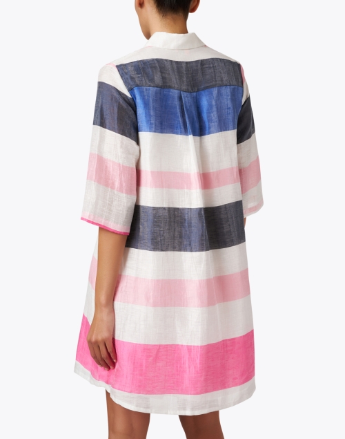 Back image - Vilagallo - Tyanna Multi Stripe Dress