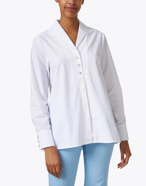 Front image - Hinson Wu - Betty White Cotton Shirt