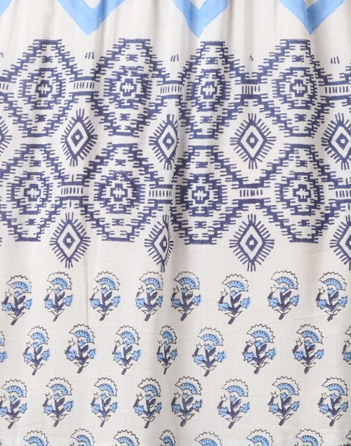 Fabric image - Bell - Lola Blue and White Print Dress