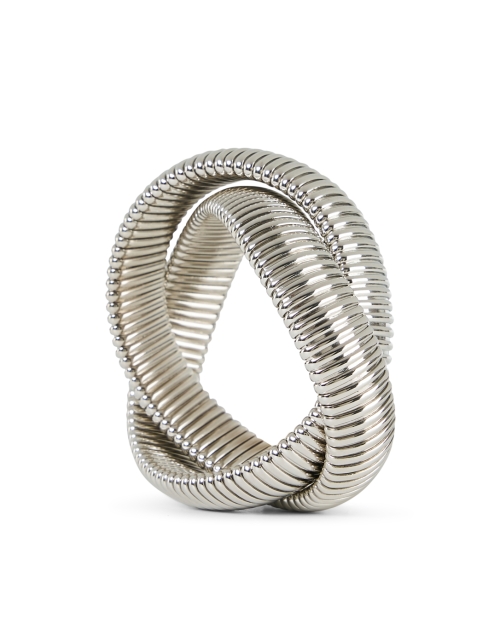 Front image - Janis by Janis Savitt - Silver Twist Cobra Bracelet