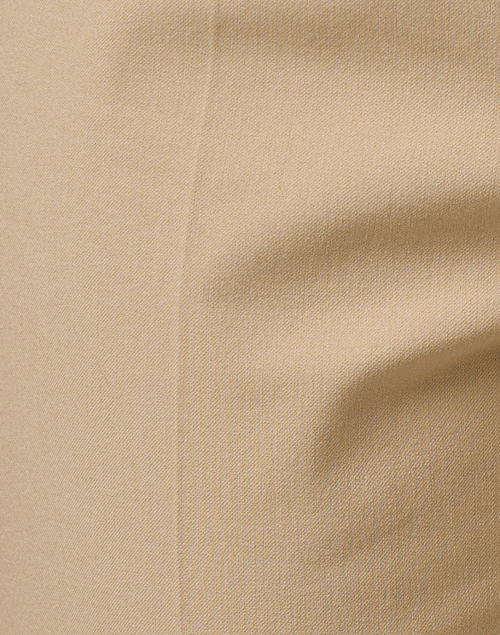 Fabric image - Piazza Sempione - Audrey Tan Stretch Cotton Capri Pant