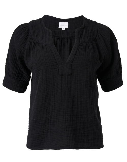 Product image - Honorine - Frida Black Cotton Gauze Top