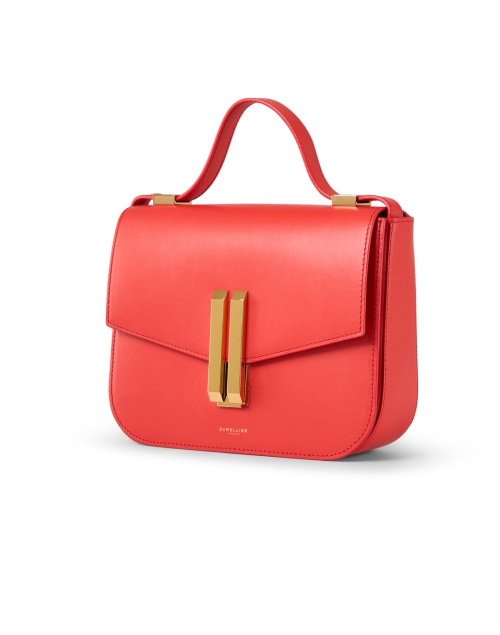 Front image - DeMellier - Vancouver Red Leather Crossbody Bag