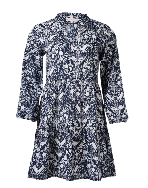 Product image - Jude Connally - Monaco Navy and White Print Cotton Dress