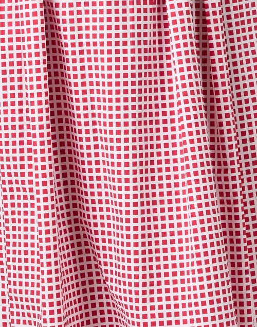 Fabric image - Loretta Caponi - Sofia Red Check Dress