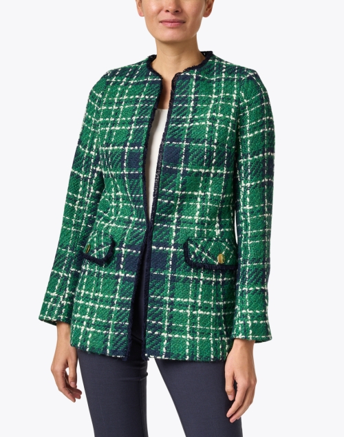 Front image - Helene Berman - Chelsea Green Tweed Jacket
