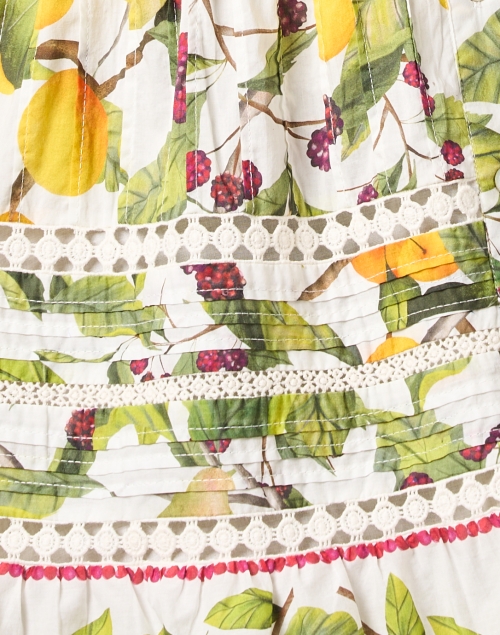 Fabric image - Farm Rio - White Multi Print Cotton Dress