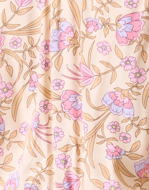 Fabric image - Walker & Wade - Lily Yellow and Pink Floral Dress