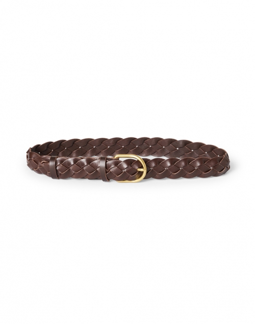 Product image - Loeffler Randall - Carson Chocolate Brown Woven Leather Belt