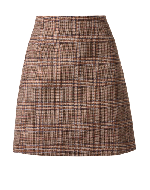 Product image - Weekend Max Mara - Ricamo Brown Plaid Wool Skirt
