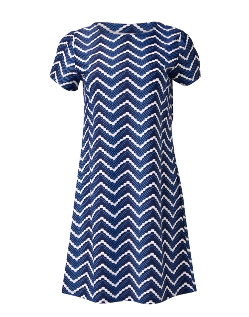 Product image - Jude Connally - Ella Navy Chevron Dress