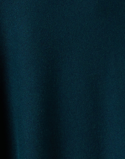 Fabric image - Kinross - Green and Black Trim Cashmere Poncho