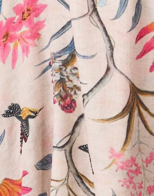Fabric image - Janavi - Multi Floral Embellished Scarf