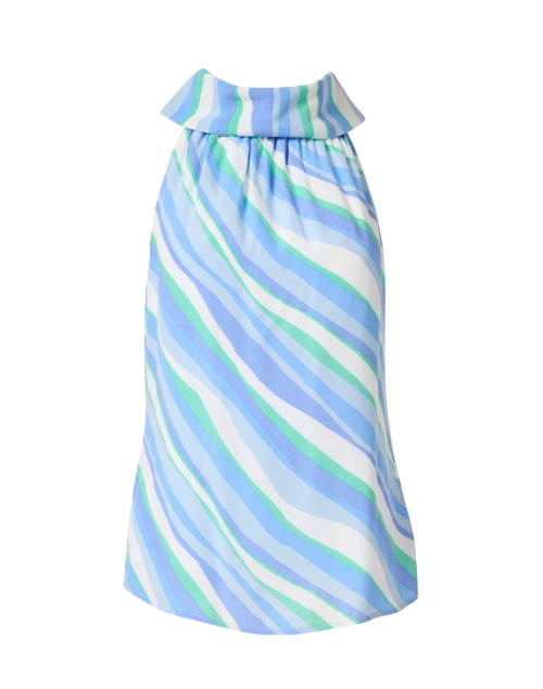 Product image - Sail to Sable - Blue Striped Cowl Neck Top