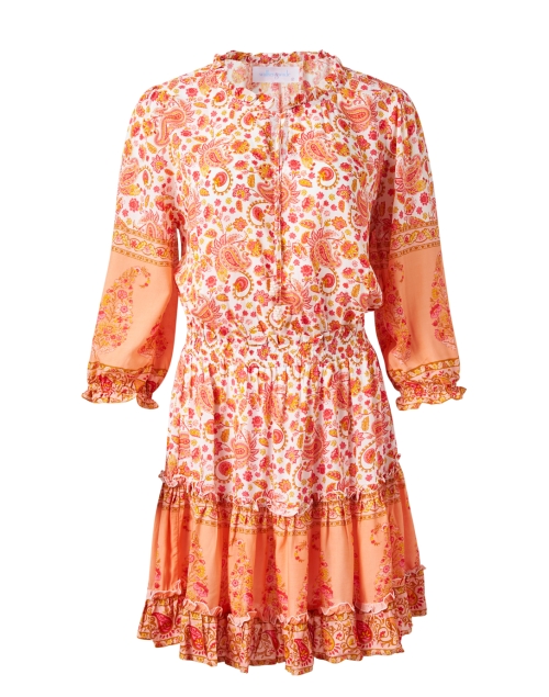 Product image - Walker & Wade - Ibiza Orange Multi Print Dress