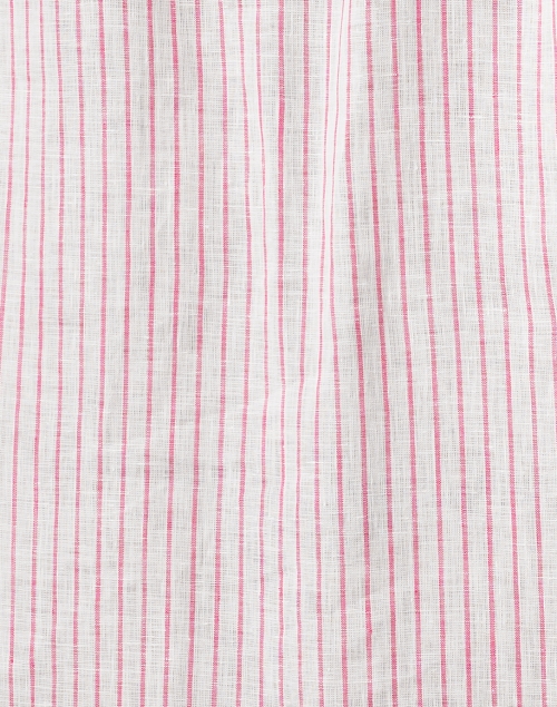 Fabric image - Frank & Eileen - Mary Pink Stripe Linen Shirt Dress