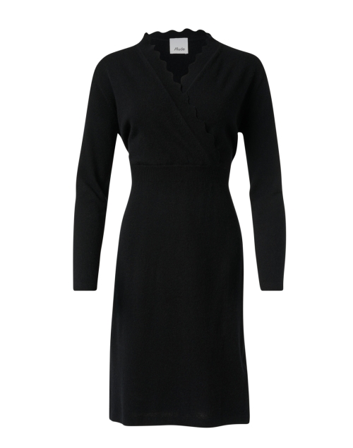 Product image - Allude - Black Wool Cashmere Wrap Dress