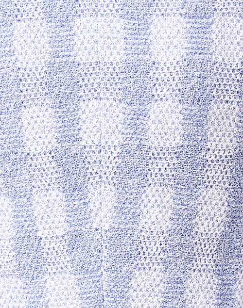 Fabric image - Amina Rubinacci - Martina White and Blue Check Blazer