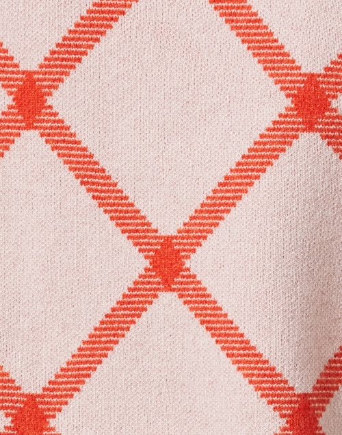 Fabric image - Kinross - Beige Plaid Cashmere Sweater