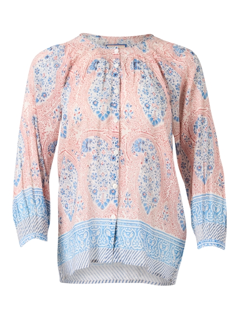 Product image - Bell - Courtney Pink and Blue Paisley Top