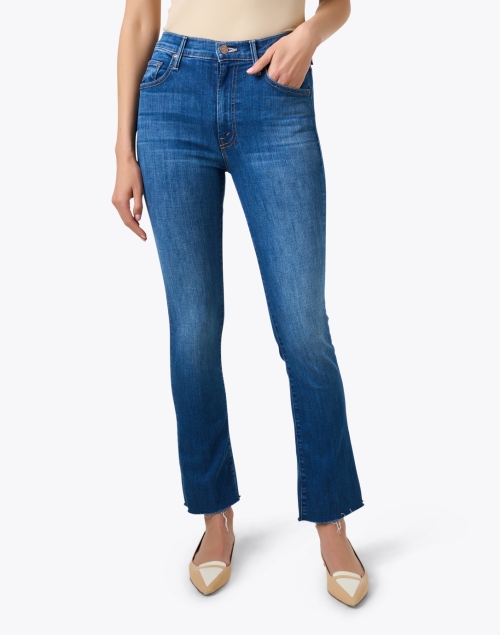 Front image - Mother - The Insider Bootcut Fray Hem Jean