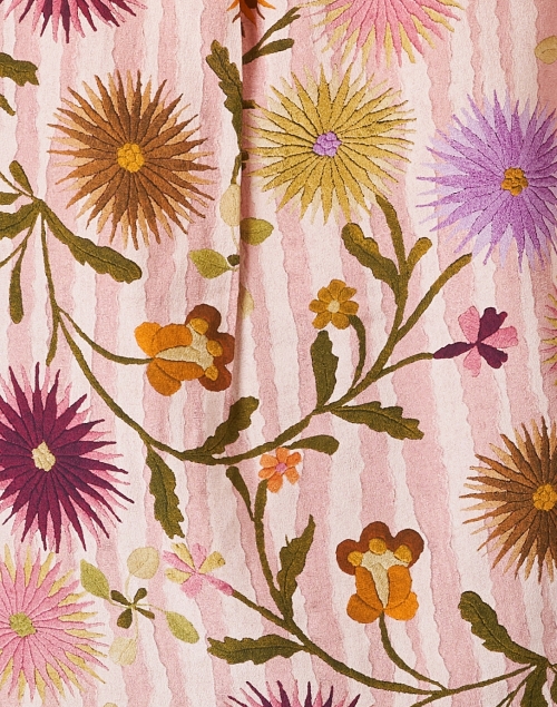 Fabric image - Kobi Halperin - Emily Pink Print Silk Blouse
