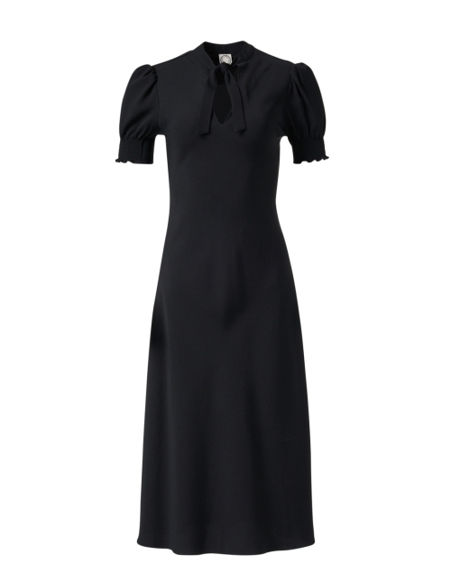 Product image - Ines de la Fressange - Cerise Black Tie Neck Dress