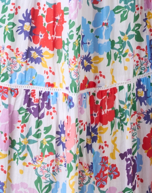 Fabric image - Ro's Garden - Rio Multicolor Floral Print Dress