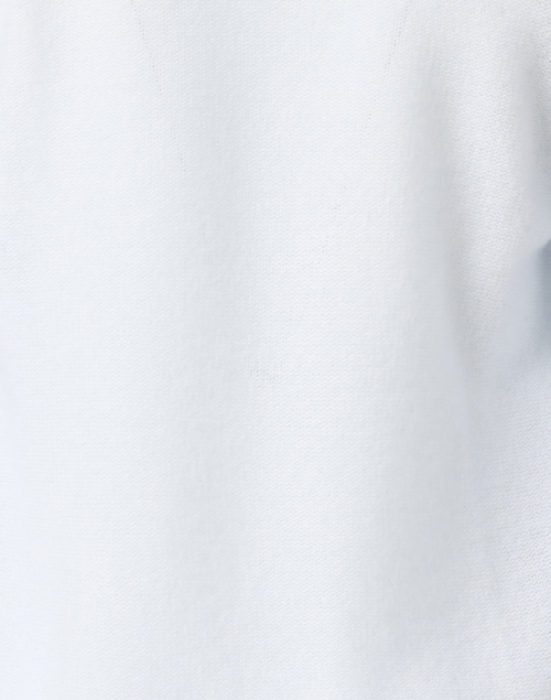 Fabric image - White + Warren - Light Blue Mini Trapeze Cashmere Cardigan