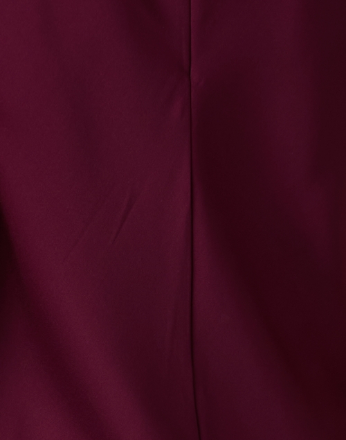 Fabric image - Vince - Burgundy Draped Silk Blouse