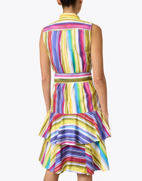 Sara Roka - Naxa Multi Stripe Cotton Dress