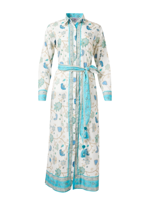 Product image - Bella Tu - Blue Floral Shirt Dress