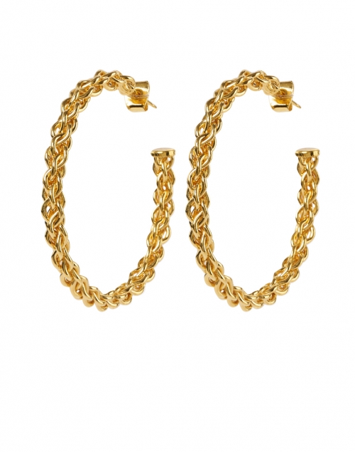 Product image - Sylvia Toledano - Gold Chain Small Hoop Earrings
