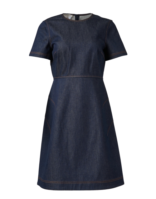 Product image - Lafayette 148 New York - Blue Cotton Denim Dress