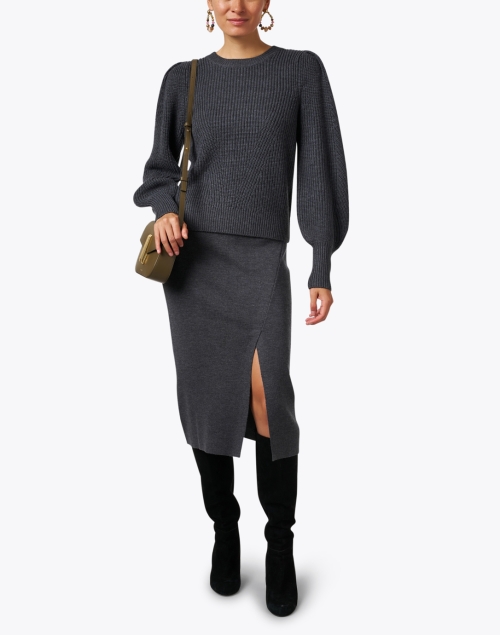 Look image - Repeat Cashmere - Grey Wool Sweater