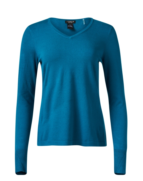 Product image - J'Envie - Teal V-Neck Sweater