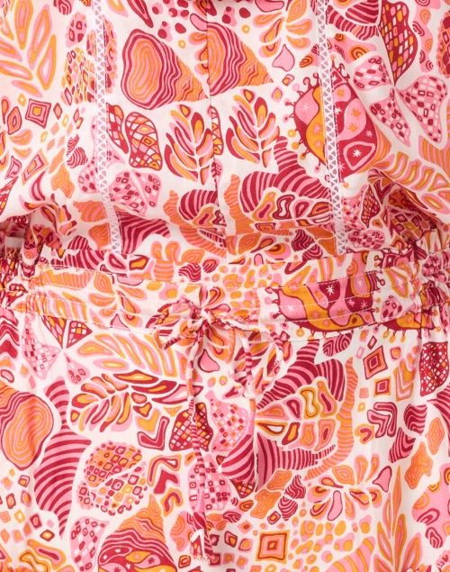 Fabric image - Poupette St Barth - Clara Pink and Red Print Dress