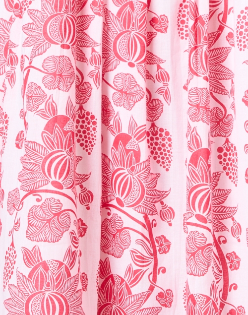 Fabric image - Ro's Garden - Feloi Magenta and White Floral Dress