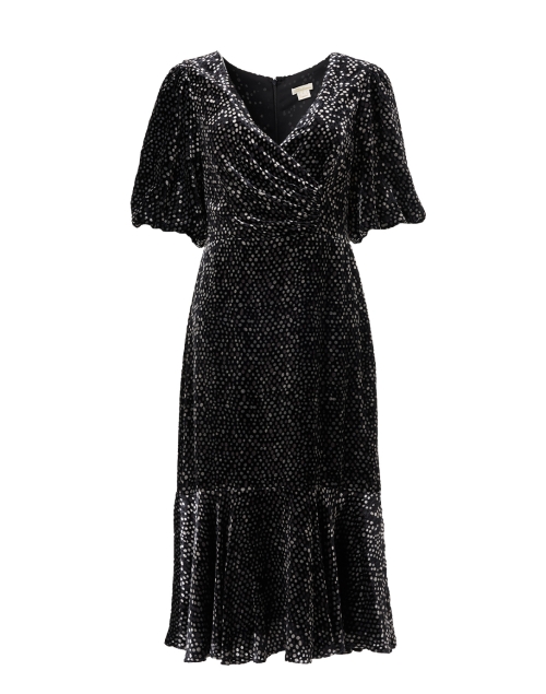 Product image - Shoshanna - Colette Black Velvet Dot Dress