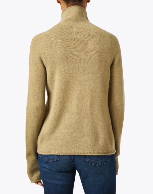 Back image - Margaret O'Leary - Kelsey Chamomile Green Cashmere Sweater