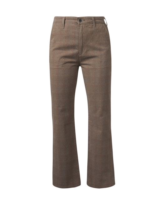 Product image - AG Jeans - Kinsley Taupe Plaid Bootcut Pant