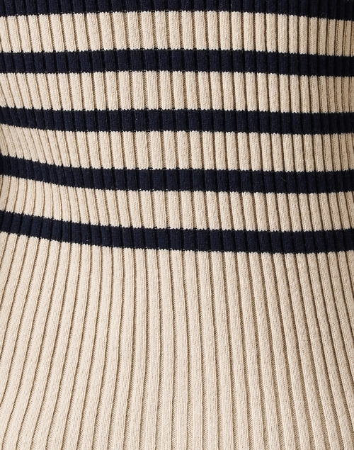 Fabric image - A.P.C. - Mallory Beige Striped Cardigan