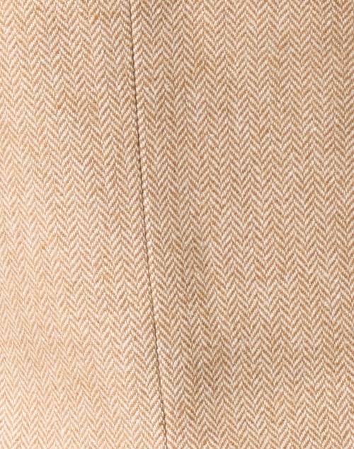 Fabric image - Veronica Beard - Camel Essential Cashmere Hoodie Dickey