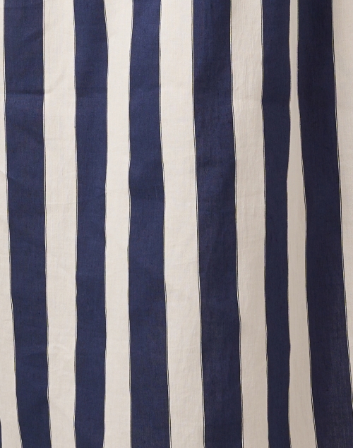 Fabric image - Vilagallo - Izzy Navy Stripe Shirt Dress