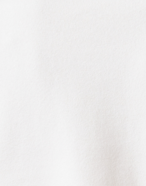 Fabric image - TSE Cashmere - White Cutout Cashmere Top