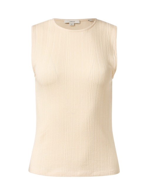 Product image - Vince - Beige Ribbed Shell