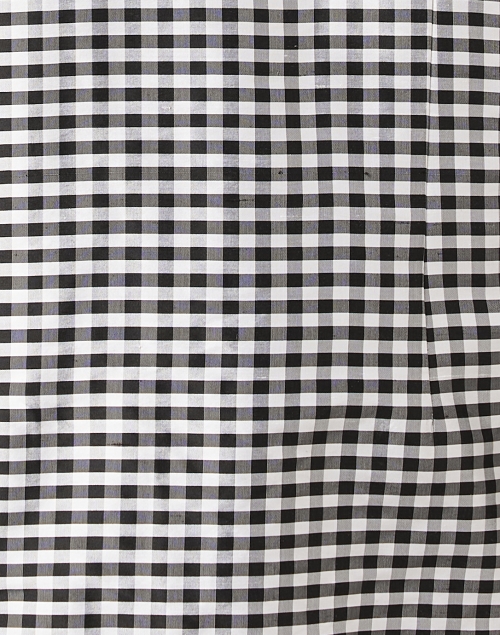 Fabric image - Connie Roberson - Rita Black and White Gingham Silk Top