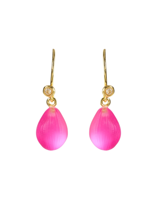 Product image - Alexis Bittar - Pink Lucite Teardrop Earrings