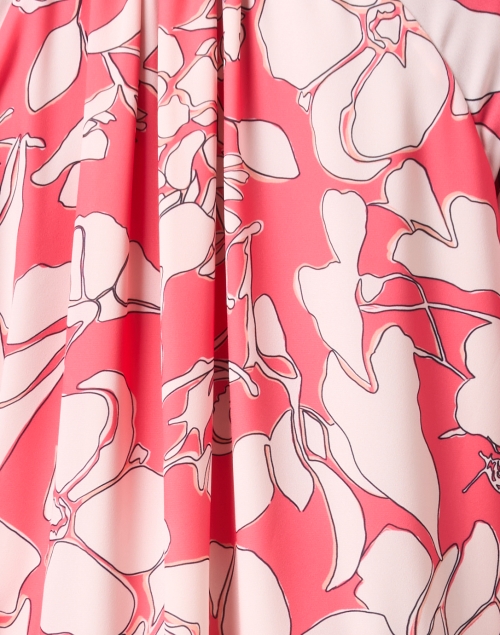 Fabric image - Marc Cain - Floral Print Ruffle Collar Dress