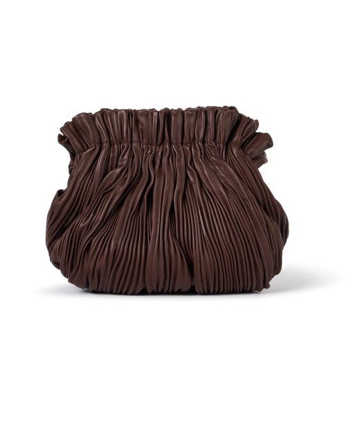 Product image - Loeffler Randall - Willa Brown Pleated Leather Cinched Clutch